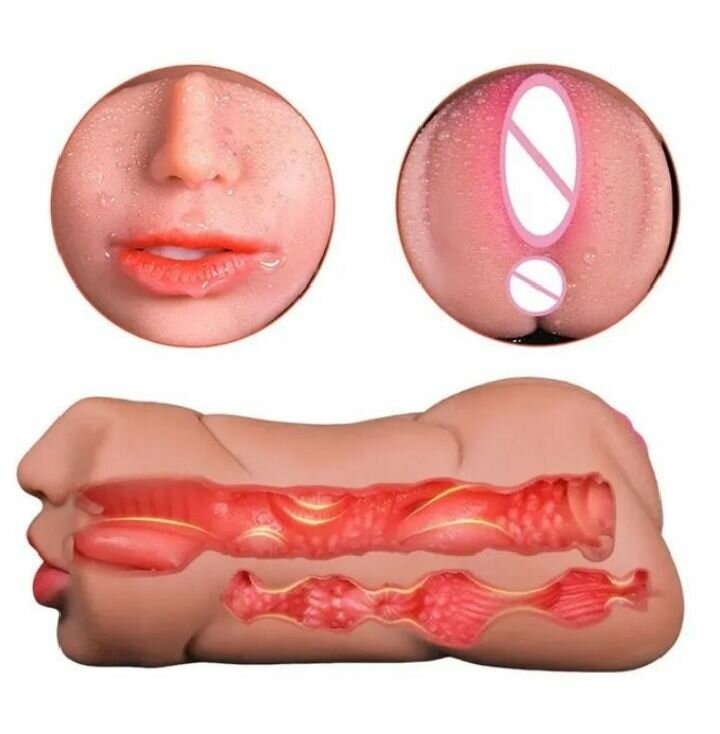 Masturbateur vagin anus bouche
