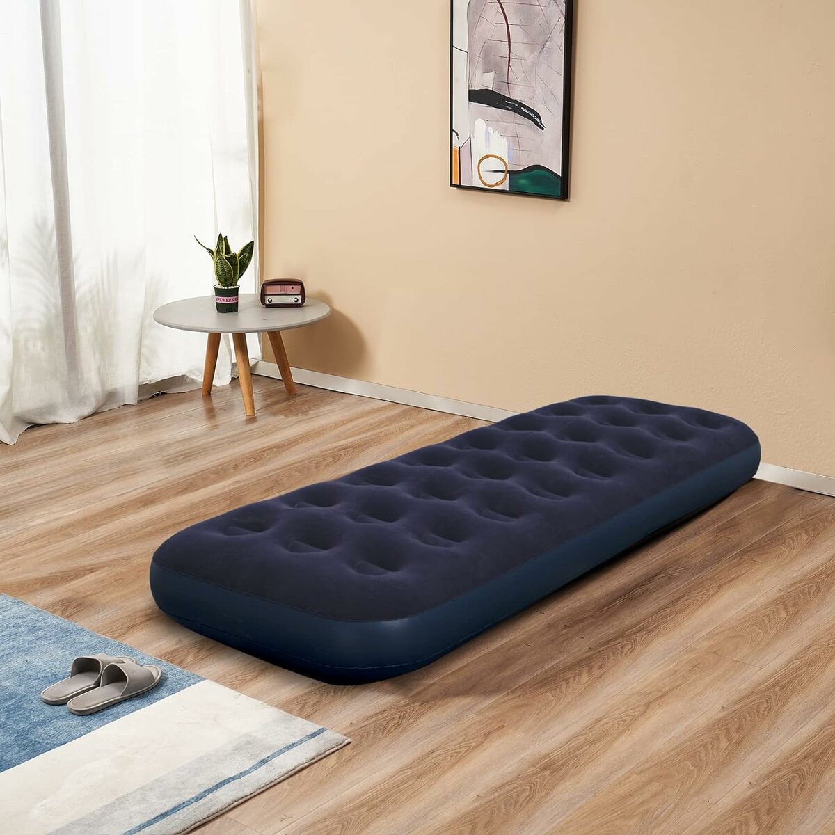 Single inflatable mattress