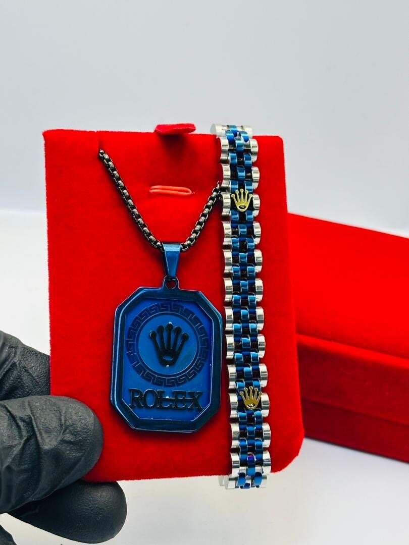 Collier et Bracelet Homme Élégant