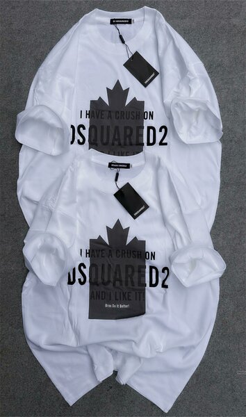 T-shirt blanc imprimé tendance