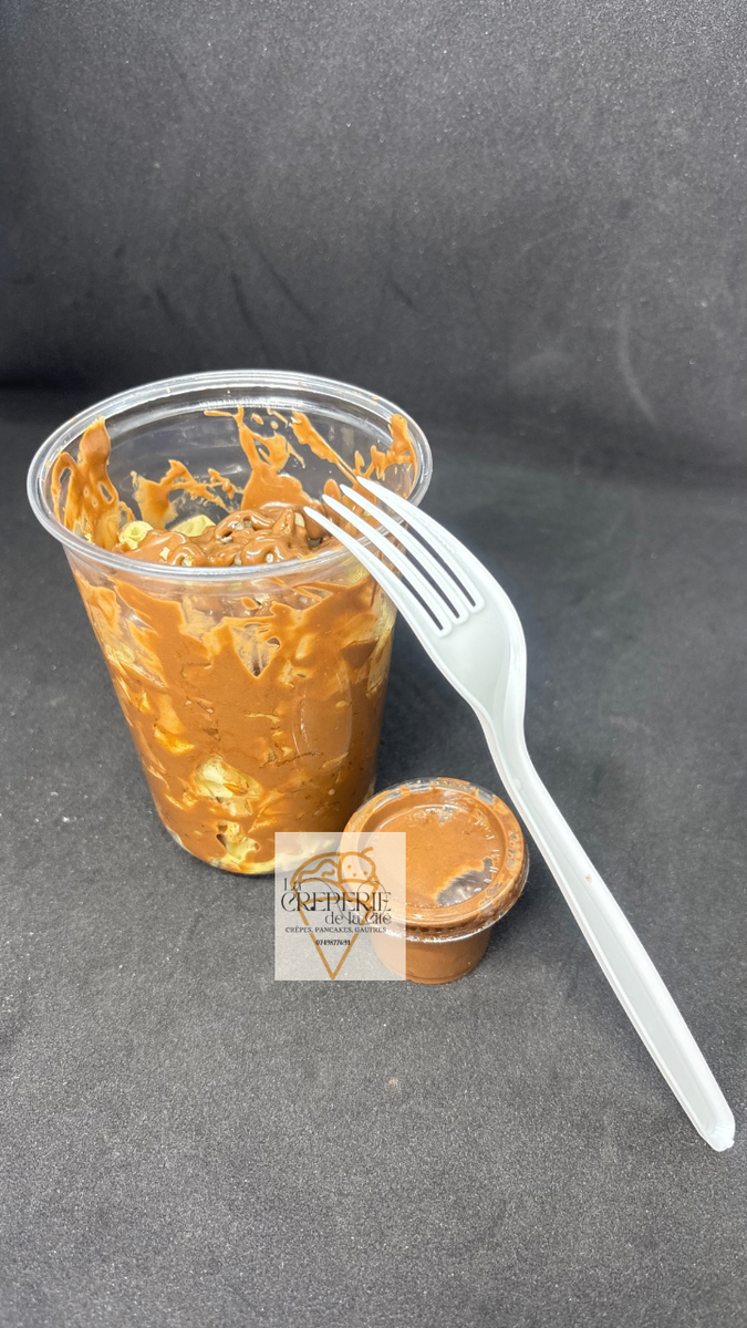 Fettuccine crêpe avec chocolat