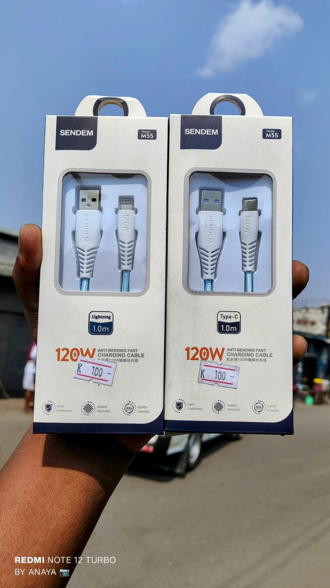 120W ANTI-BENDING  USB-A FAST Cables