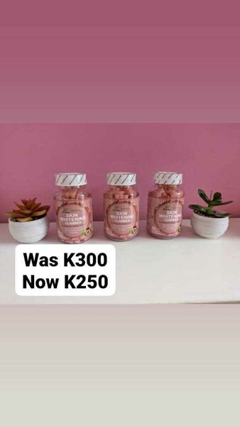 Skin whitening gummies and hip enhancement gummies