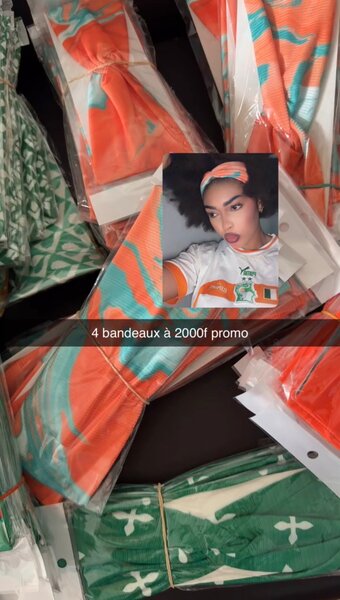 Lot de 4 bandeaux colorés