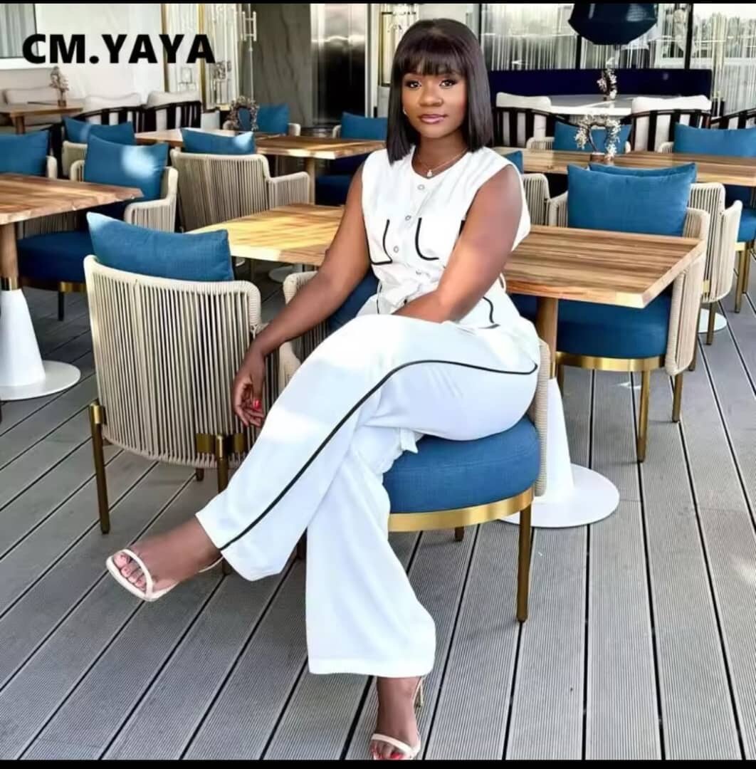 Ensemble blanc chic femme