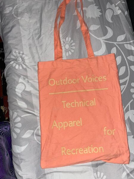 Sac Tote en Tissu Orange