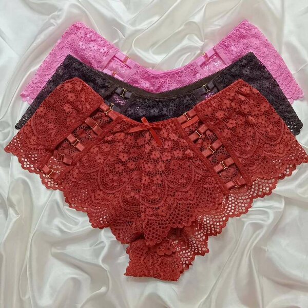 Lot de 3 Culottes en dentelle