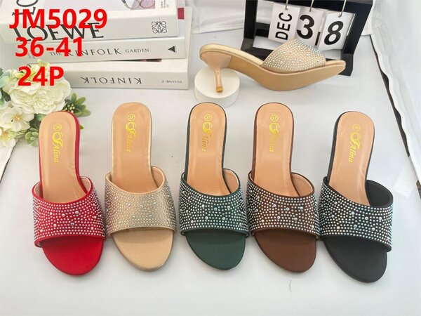 Mules à Strass Élégants