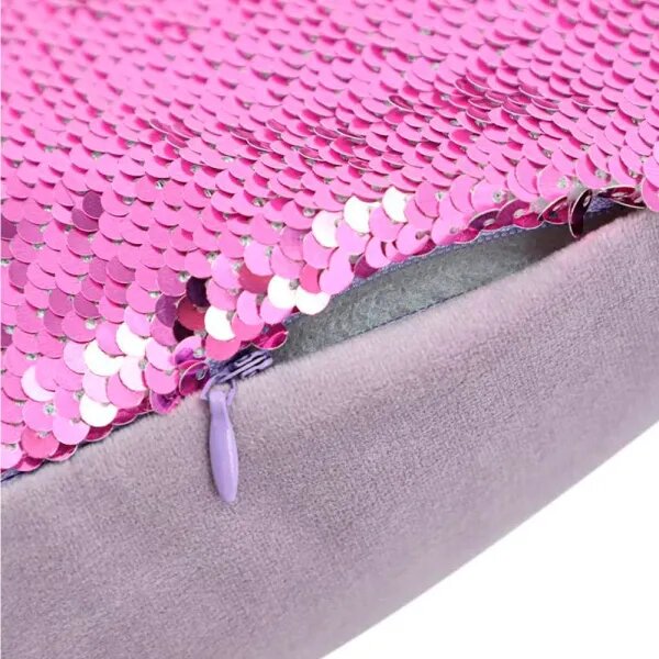 Coussins magiques à paillettes