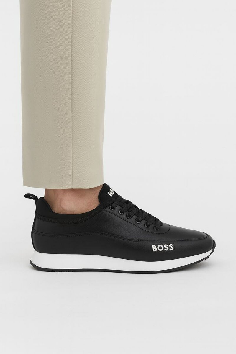 Baskets en cuir élégantes homme