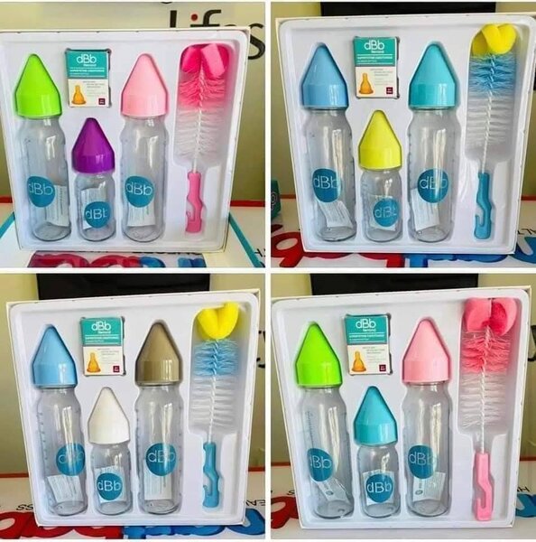 Colorful Baby Bottle Set