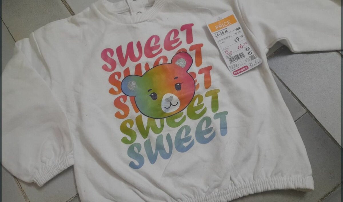 Sweat bear shirt