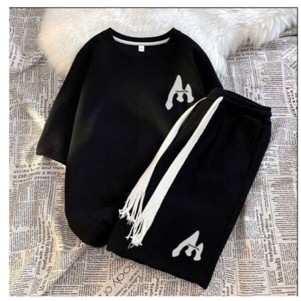 Ensemble T-shirt et Short Noir Homme