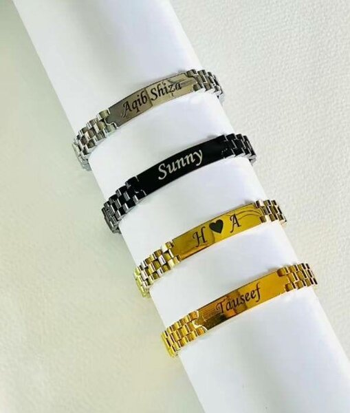 Men women customize bracelet with name