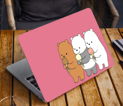 We are Bears Laptop Skin Vinyl Sticker Decal, 12 13 13.3 14 15 15.4 15.6 inch Laptop Skin Sticker Cover Art Decal Protector Fits All Laptops