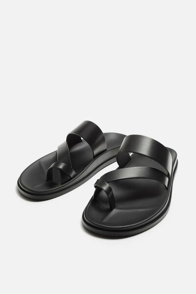 Sandales ZARA noires élégantes