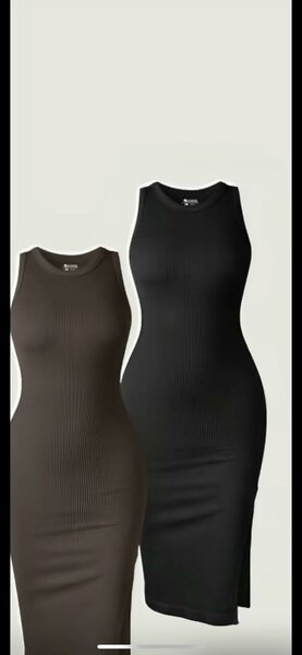 Robe moulante élégante sans manches