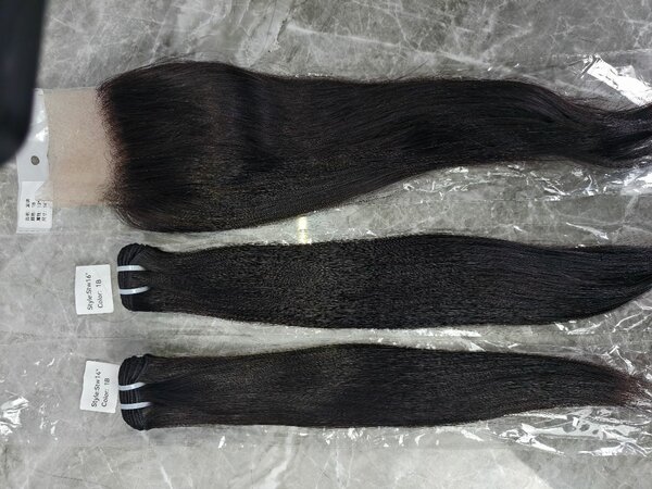 cheveux vietnamiens mèche14+16