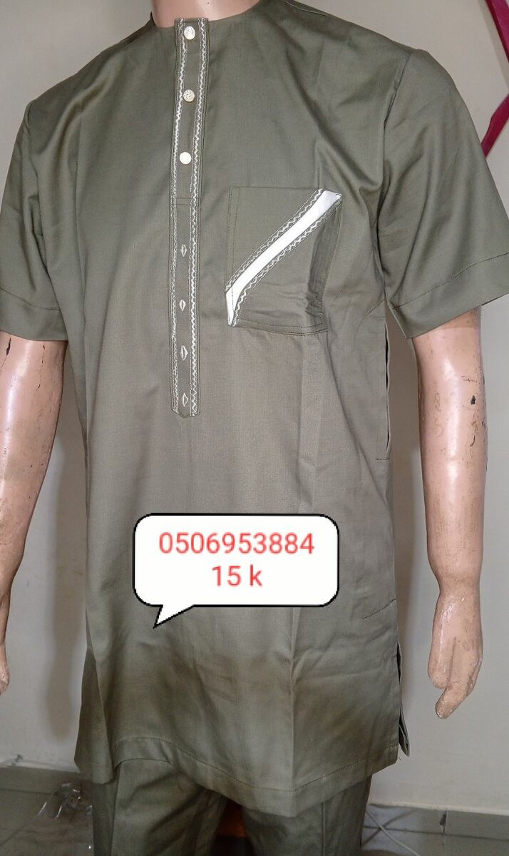 Tunique homme élégant