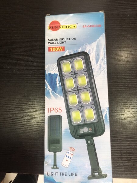 Lampe murale solaire 100W