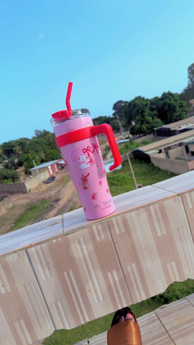 Gobelet Isotherme avec Paille