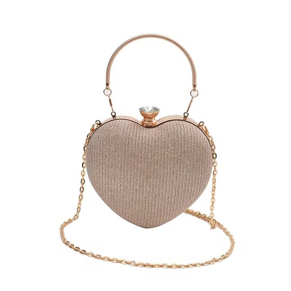 Heart shape clutch