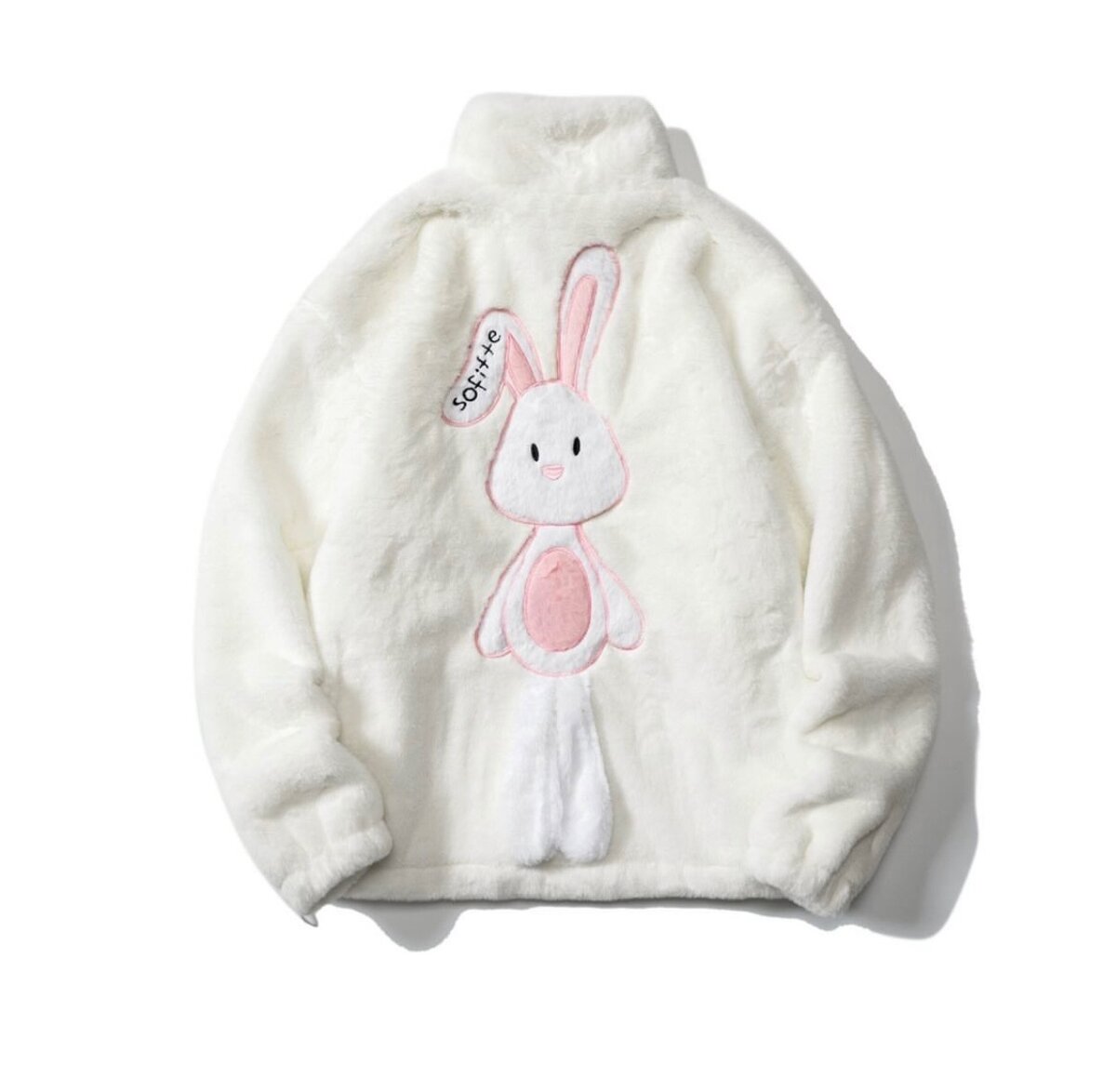 Шубка-парка унисекс из искусственного меха кролика HISTREX