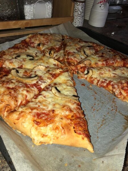 Pizza maison champignons