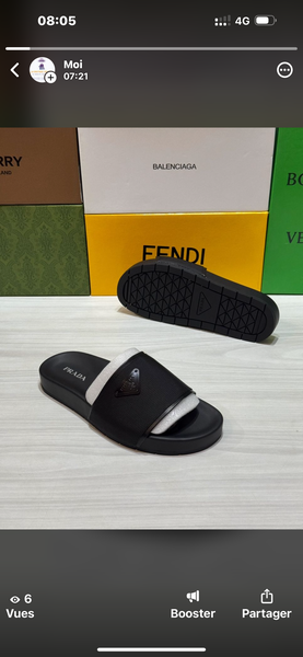 Chaussons de luxe hommes