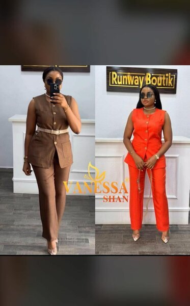 Costume sans manches élégant