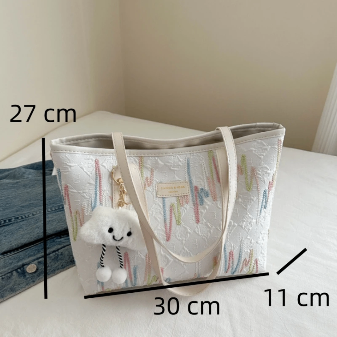 Sac cabas tendance avec mascotte