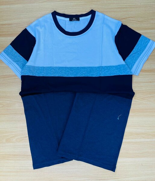 Unisex striped cotton T-shirt