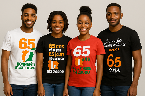 T-shirts Côte d'Ivoire Indépendance