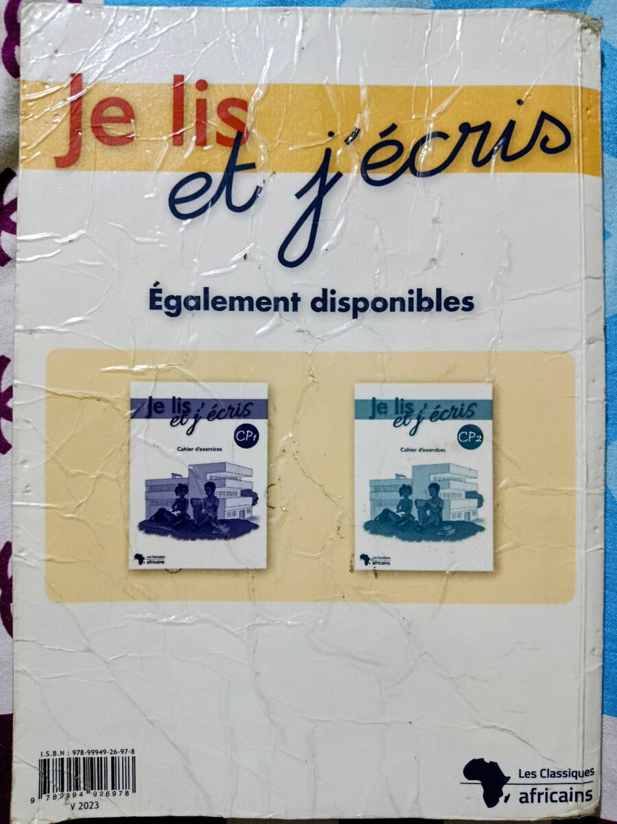 Livre "Je lis et j'écris" CP2