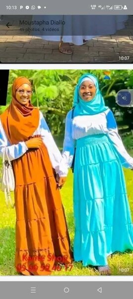 Robe Longue Hijab Élégante