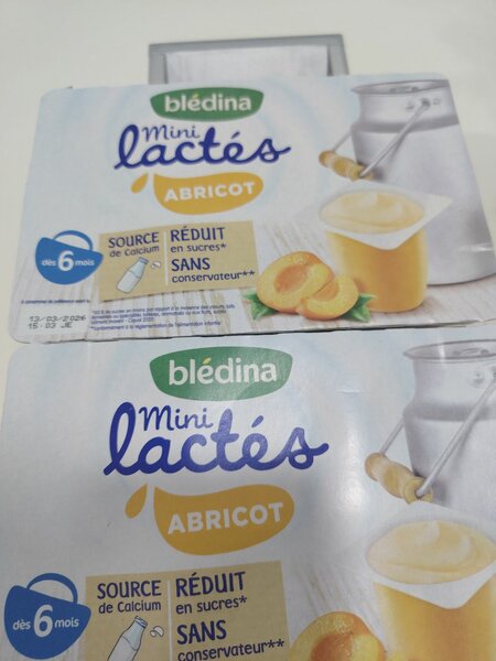 Blédina Mini Lactés Abricot