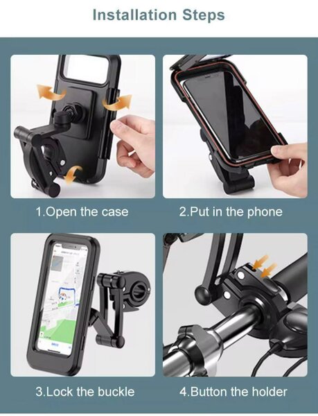 Support Téléphone Vélo Étanche