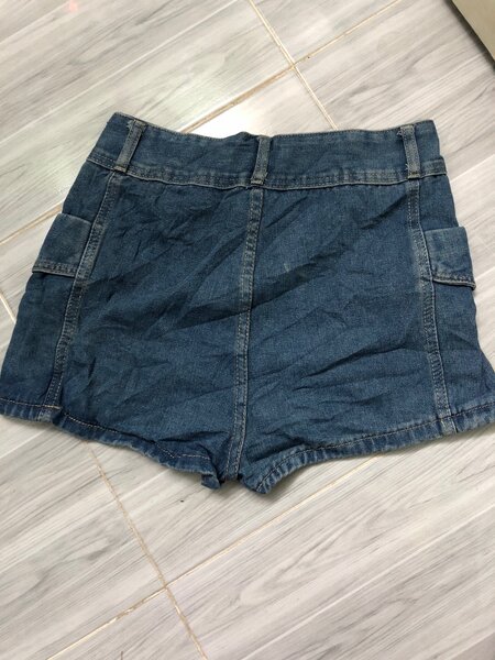 Denim Skort with Pockets