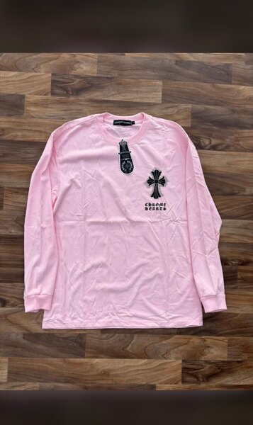 T-shirt rose manches longues