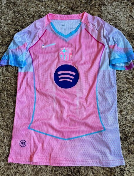 Maillot de football Nike rose
