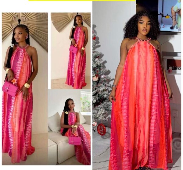 Robe Maxi Colorée Élégante