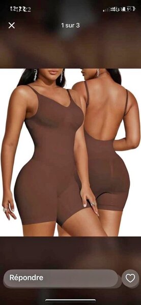 Combishort gainante Femme