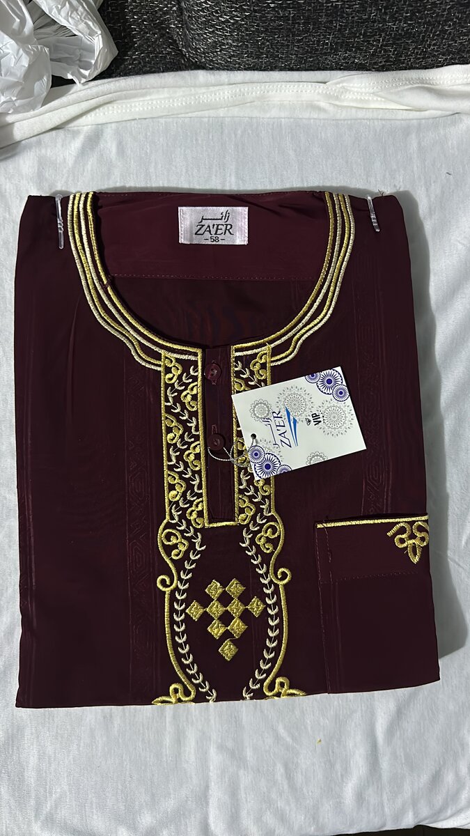 Boubou homme brodé élégant