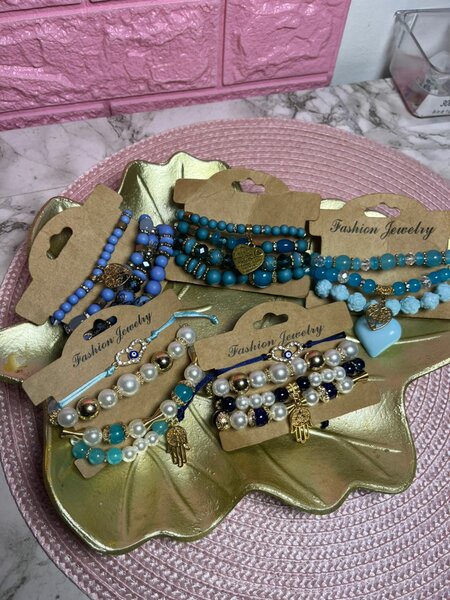 Bracelets bleus (1 lot)