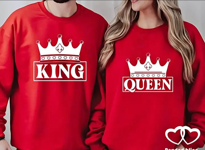 T-shirt Couple Roi Reine