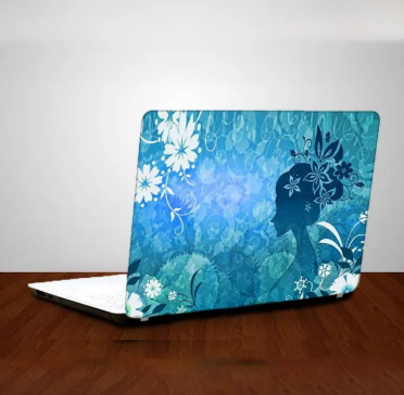 Abstract Girl Laptop Back Skin Sticker-Laptop Back Skin-Laptop Skin Vinyl Sticker Decal, 14.6 15 15.4 15.6 Inch Laptop Skin Sticker Cover For All Laptops
