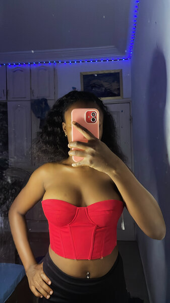 Top bustier rouge élégant
