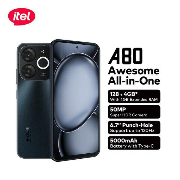 ITEL A80 128GB/3+5GB RAM