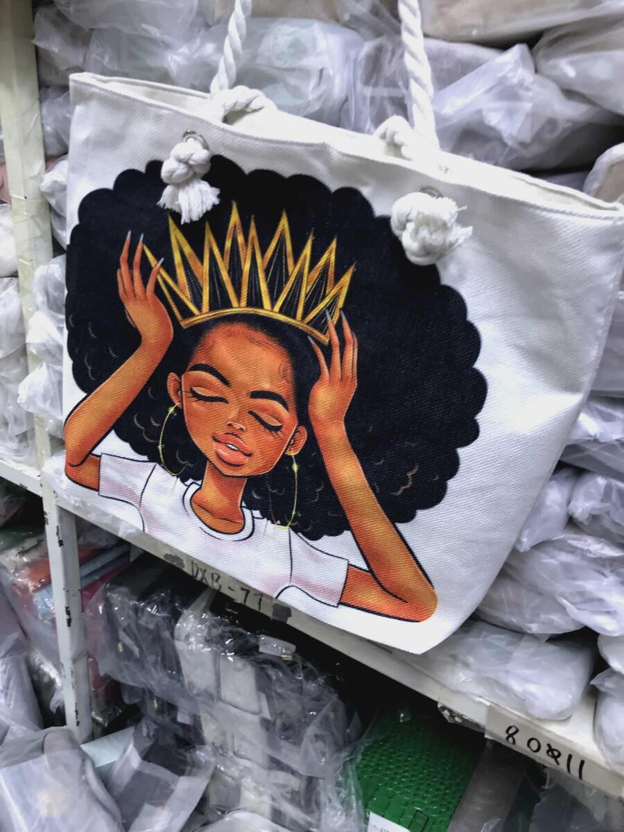 Sac tote imprimé artistique