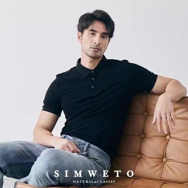 logo-embroidered striped cotton T-shirt